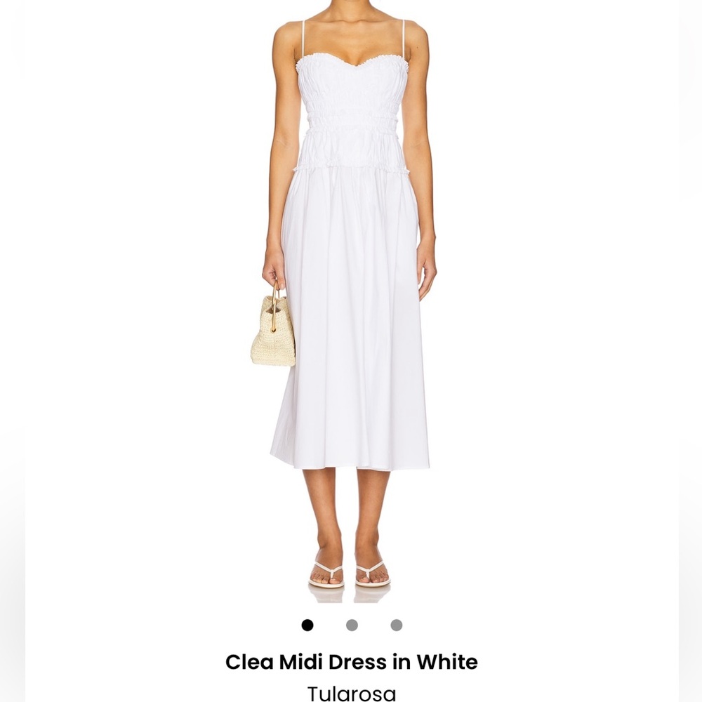 NWT Tularosa White Clea Midi Dress